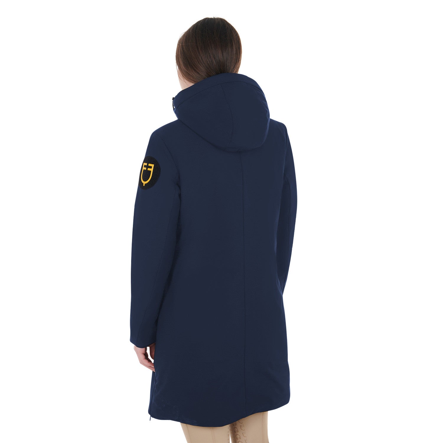 Plumífero de mujer hidrorrepelente y corta viento Equestro - Navy Blazer