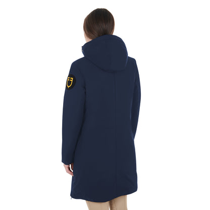 Plumífero de mujer hidrorrepelente y corta viento Equestro - Navy Blazer