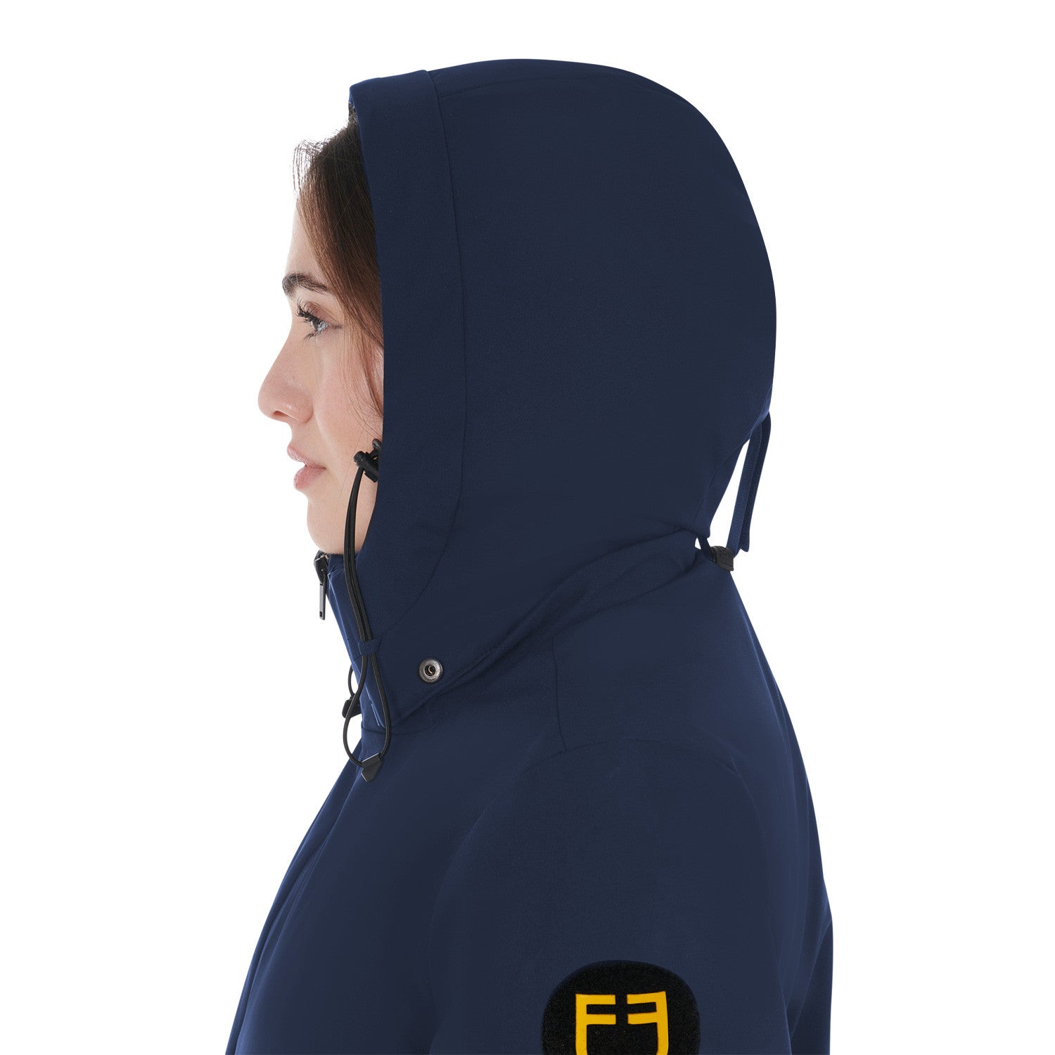 Plumífero de mujer hidrorrepelente y corta viento Equestro - Navy Blazer