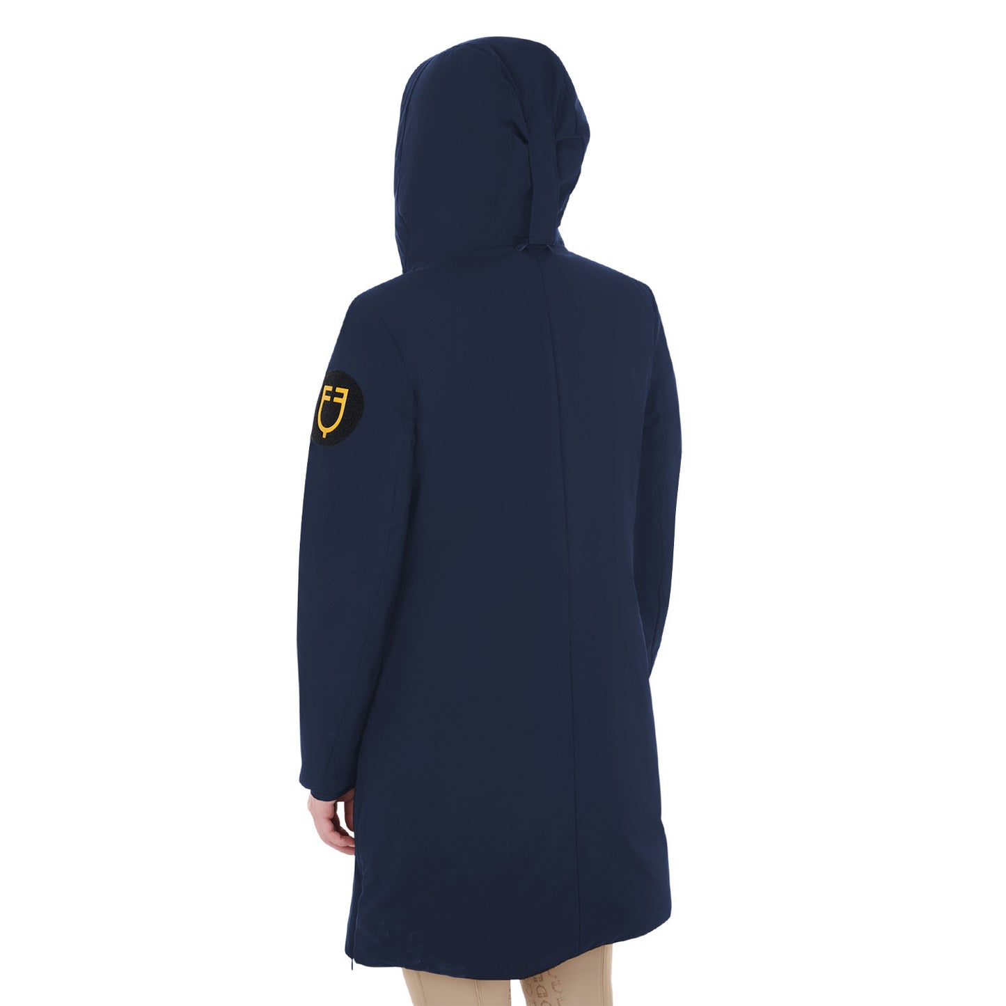 Plumífero de mujer hidrorrepelente y corta viento Equestro - Navy Blazer