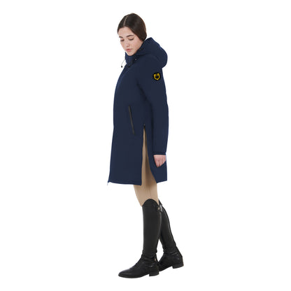 Plumífero de mujer hidrorrepelente y corta viento Equestro - Navy Blazer