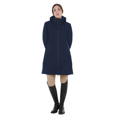 Plumífero de mujer hidrorrepelente y corta viento Equestro - Navy Blazer