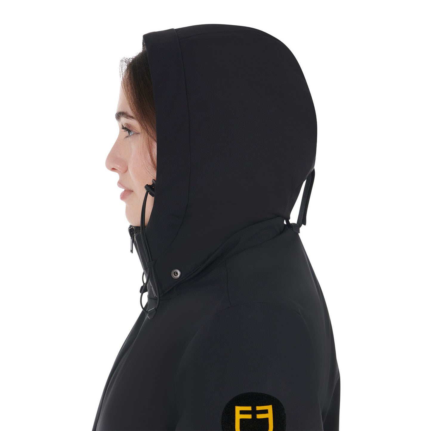 Plumífero de mujer hidrorrepelente y corta viento Equestro - Negro