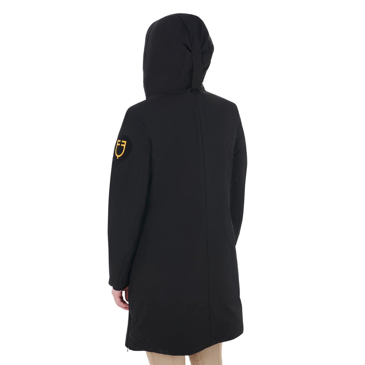 Plumífero de mujer hidrorrepelente y corta viento Equestro - Negro