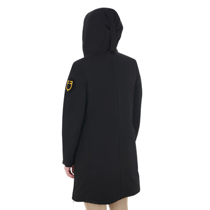 Plumífero de mujer hidrorrepelente y corta viento Equestro - Negro