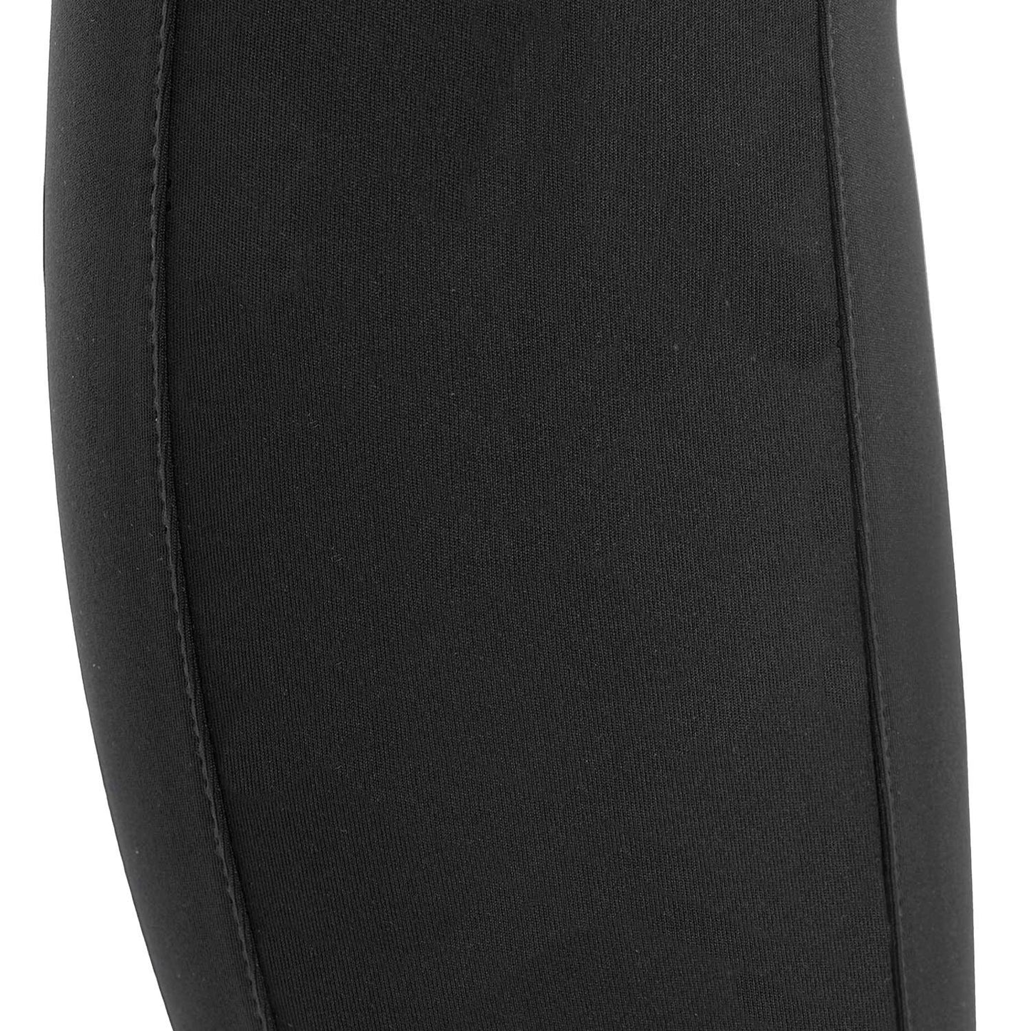 Leggings de mujer con decoraciones perforadas Equestro - Negro