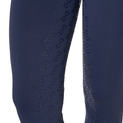 Mallas técnicas híbridas para mujer Equestro - Navy Blazer