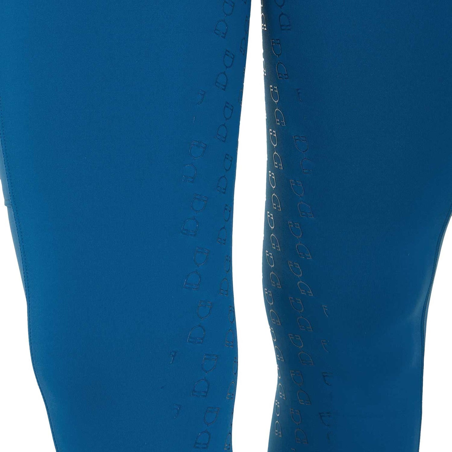 Mallas técnicas híbridas para mujer Equestro - Blue Coral