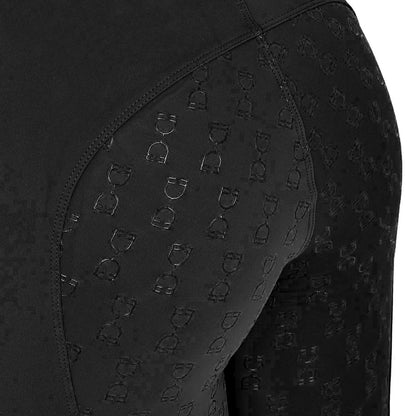 Mallas técnicas híbridas para mujer Equestro - Negro
