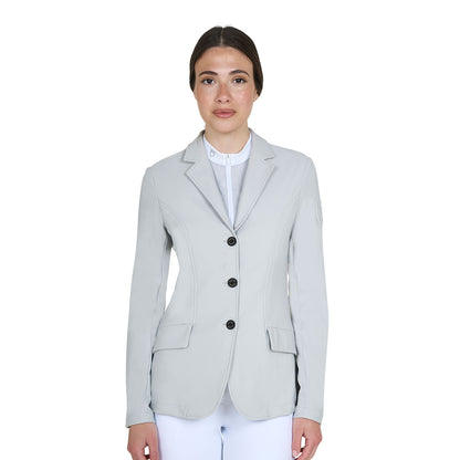 Chaqueta de concurso para mujer con logo en relieve Equestro - Harbor Mist