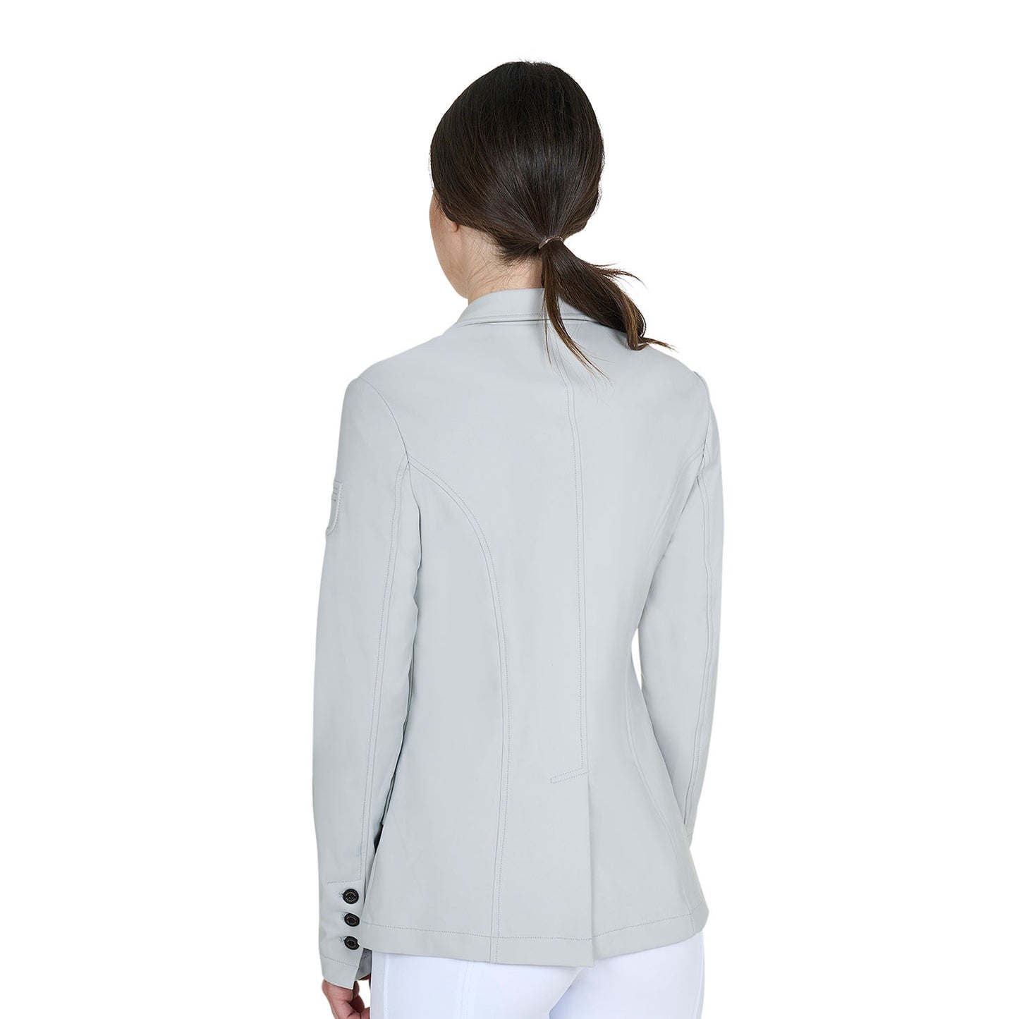 Chaqueta de concurso para mujer con logo en relieve Equestro - Harbor Mist