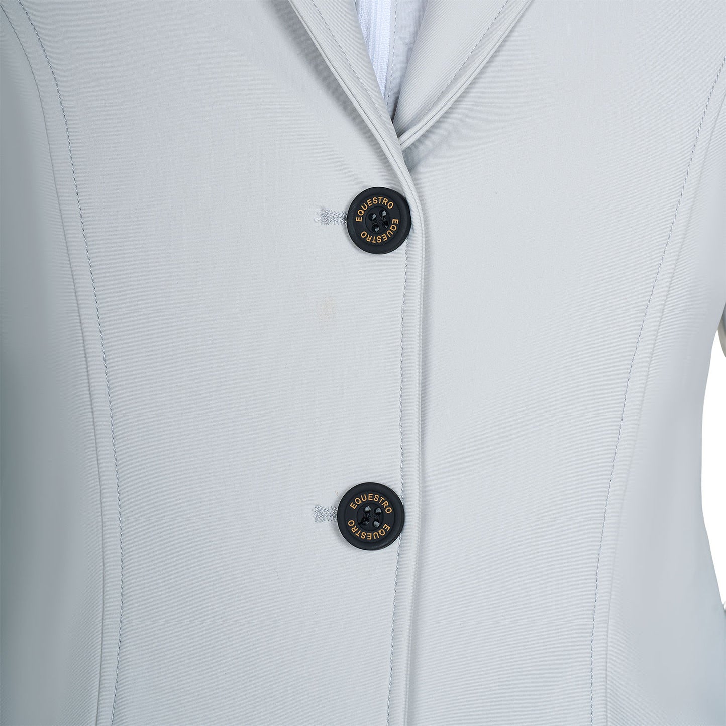 Chaqueta de concurso para mujer con logo en relieve Equestro - Harbor Mist