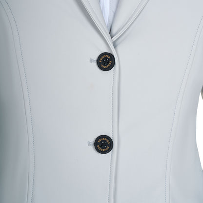 Chaqueta de concurso para mujer con logo en relieve Equestro - Harbor Mist