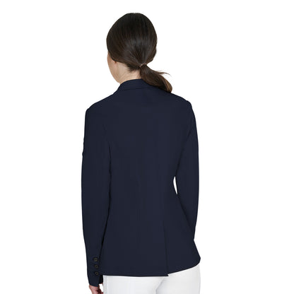 Chaqueta de concurso para mujer con logo en relieve Equestro - Navy Blazer