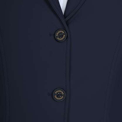 Chaqueta de concurso para mujer con logo en relieve Equestro - Navy Blazer