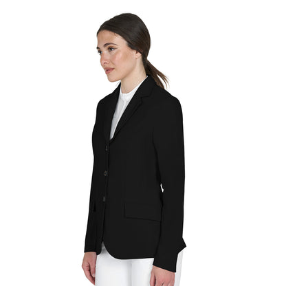 Chaqueta de concurso para mujer con logo en relieve Equestro - Negro