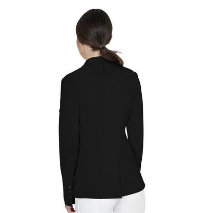 Chaqueta de concurso para mujer con logo en relieve Equestro - Negro