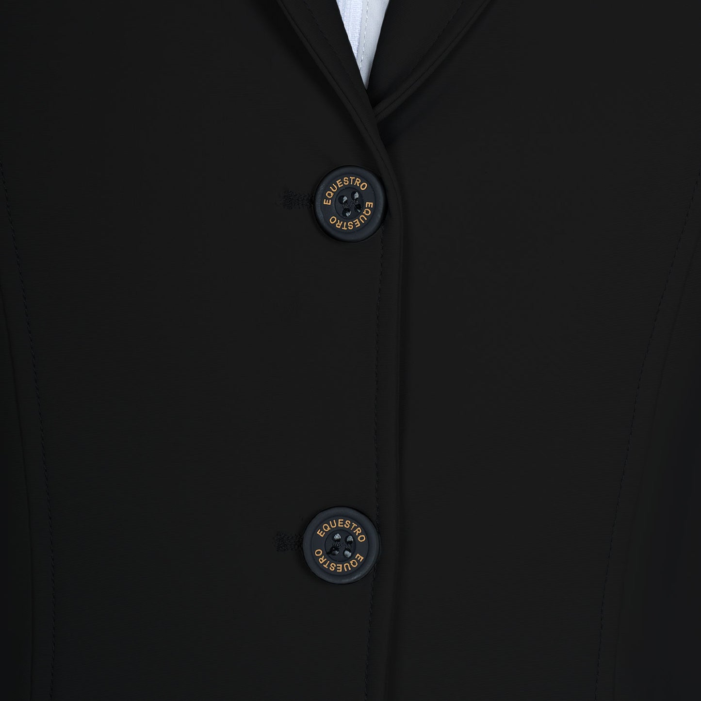 Chaqueta de concurso para mujer con logo en relieve Equestro - Negro