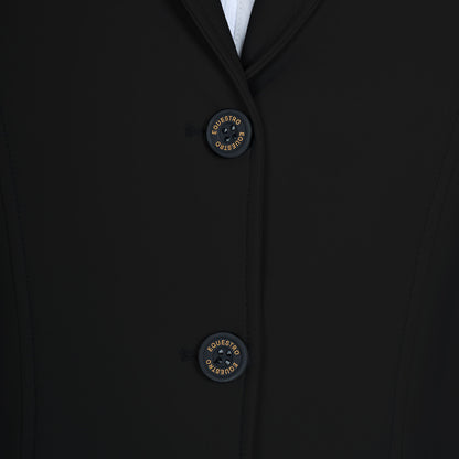 Chaqueta de concurso para mujer con logo en relieve Equestro - Negro