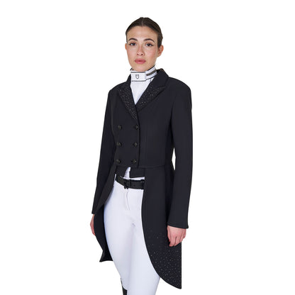 Colección Black Label de mujeres frac de competición con strass Rain Equestro