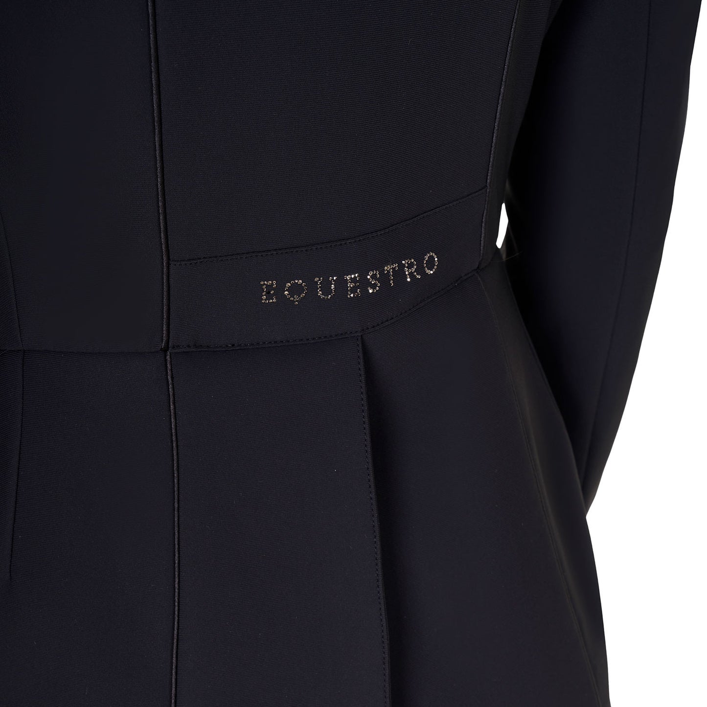 Colección Black Label de mujeres frac de competición con strass Rain Equestro - Negro