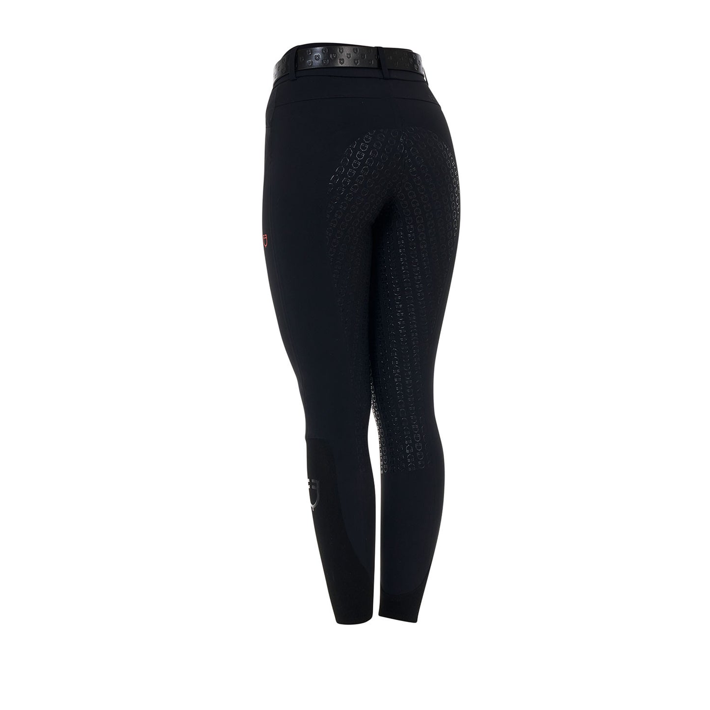 Pantalones de montar de talle alto con grip completo para mujer Ridertechnology Equestro - Negro