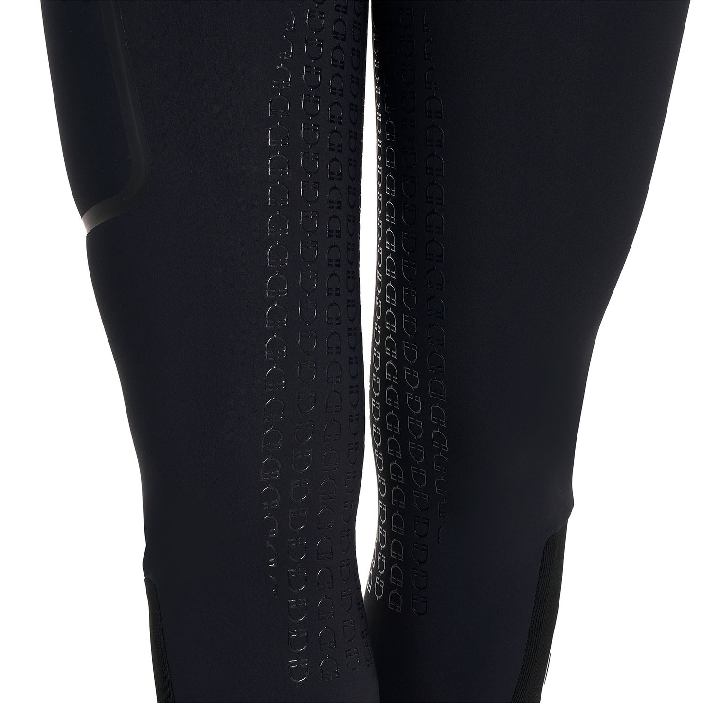 Pantalones de montar de talle alto con grip completo para mujer Ridertechnology Equestro - Negro