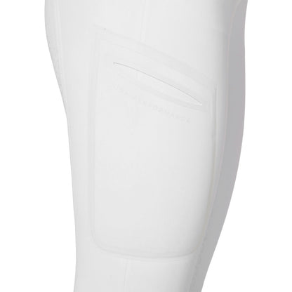 Pantalones de montar de talle alto con grip completo para mujer Ridertechnology Equestro - Blanco