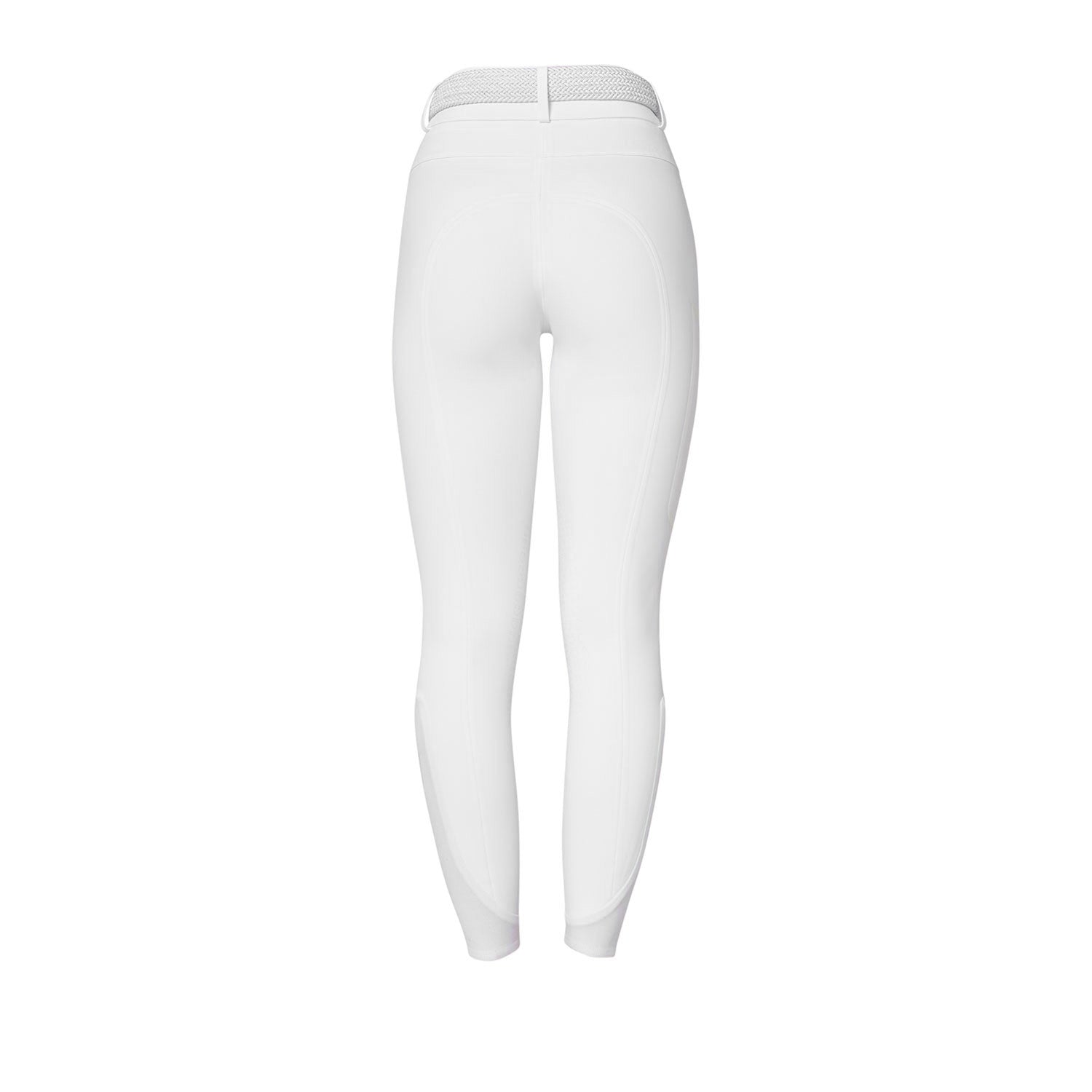 Pantalones de montar de talle alto con rodillera Ridertechnology para mujer Equestro - Blanco