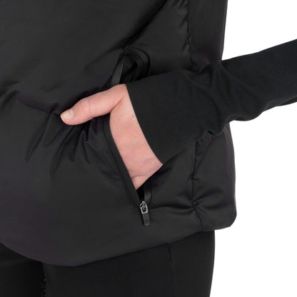 Chaleco técnico para mujer con capucha Ridertechnology Equestro - Negro