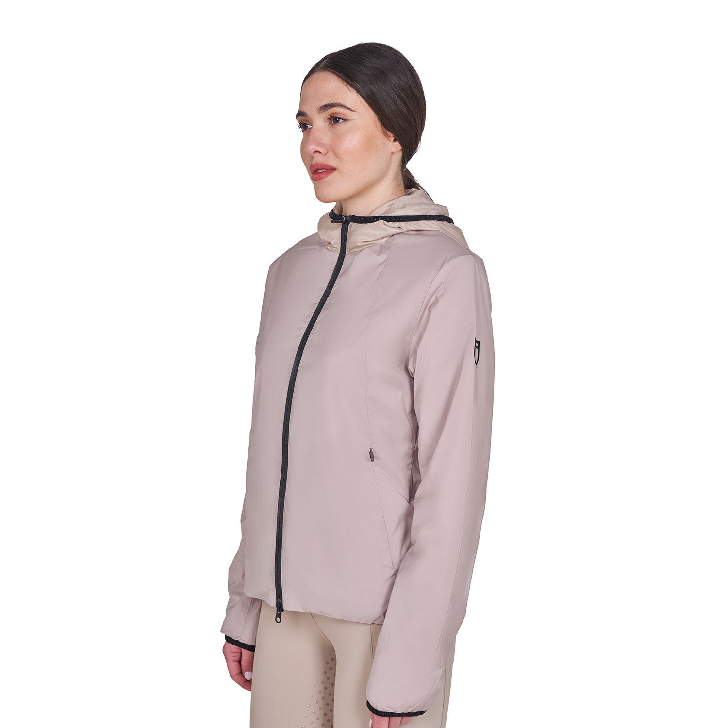 Softshell de mujer línea Foldable Equestro - Oxford Tan
