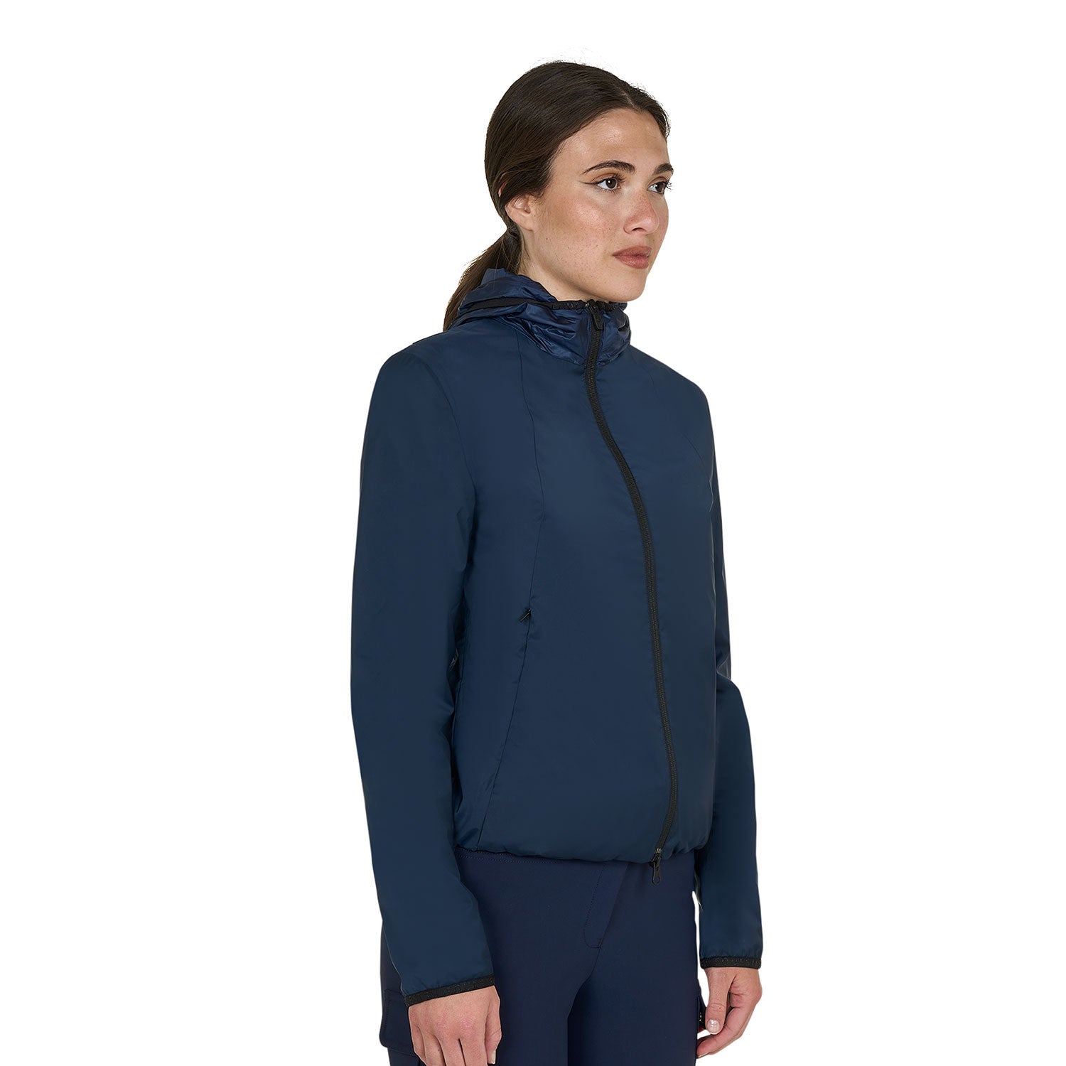 Softshell de mujer línea Foldable Equestro - Navy Blazer