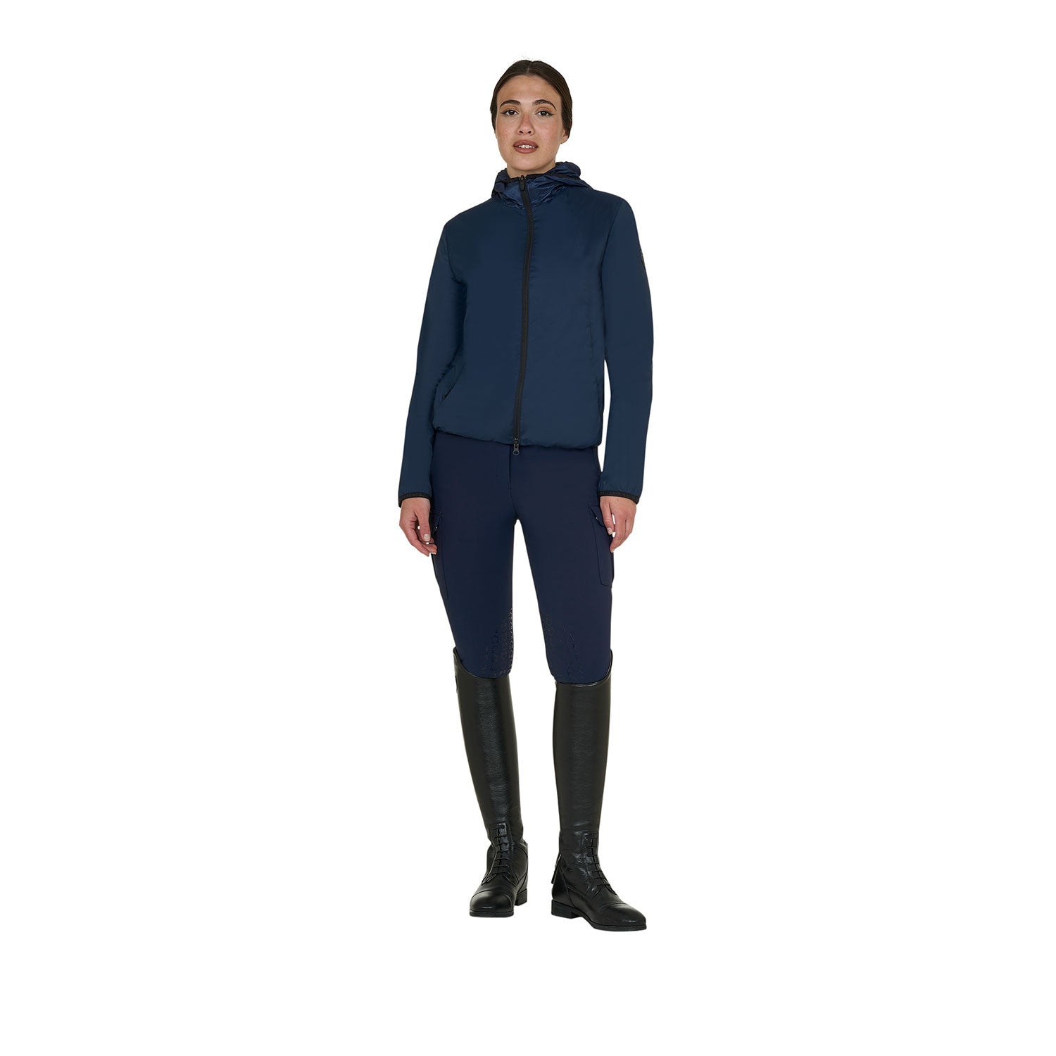 Softshell de mujer línea Foldable Equestro - Navy Blazer