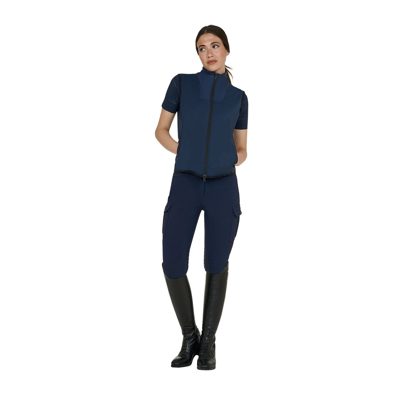Chaleco mujer línea Foldable Equestro - Navy Blazer