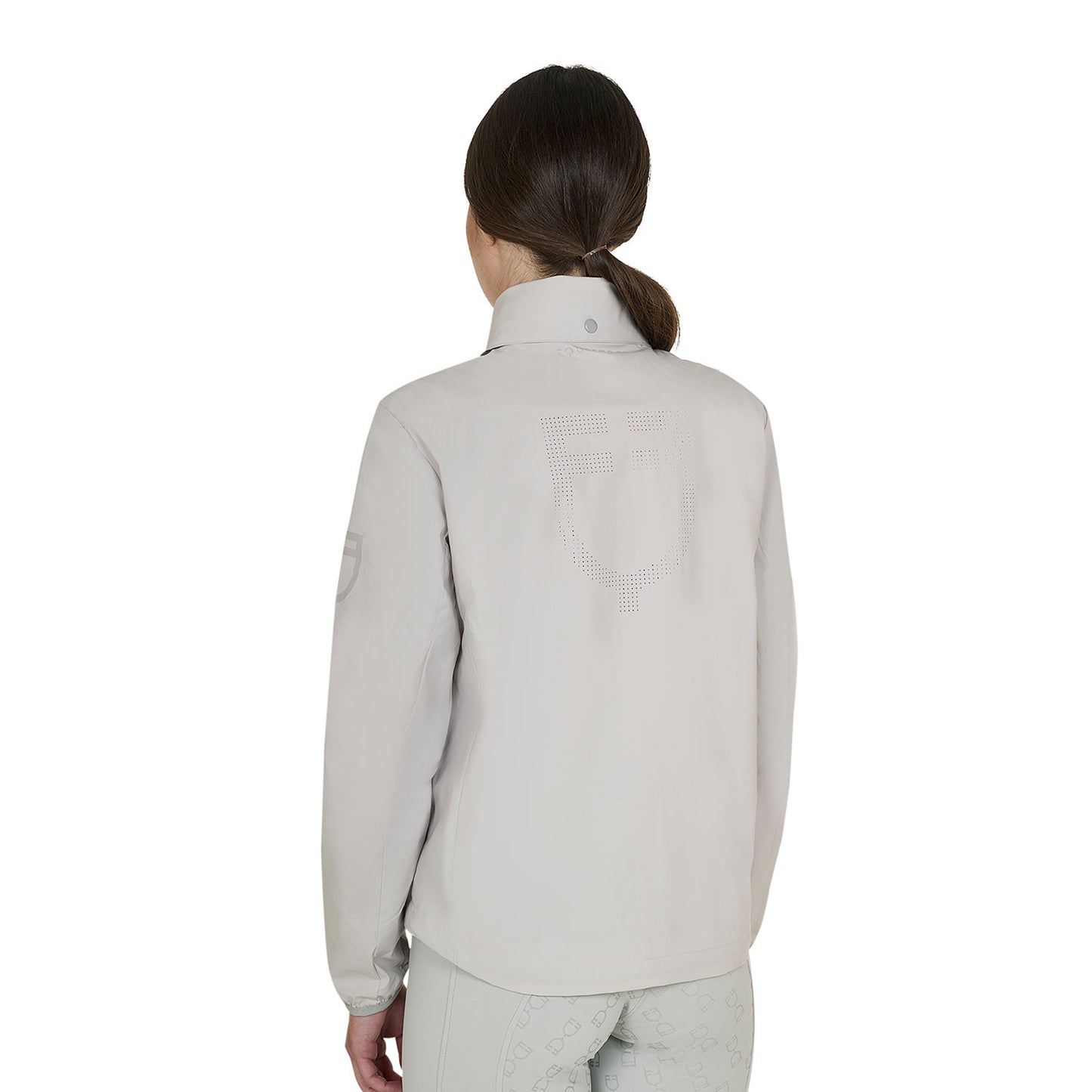 Softshell de mujer logo en la espalda Equestro - Harbor Mist