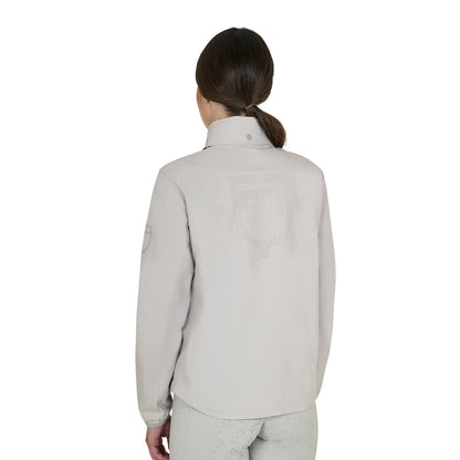Softshell de mujer logo en la espalda Equestro - Harbor Mist