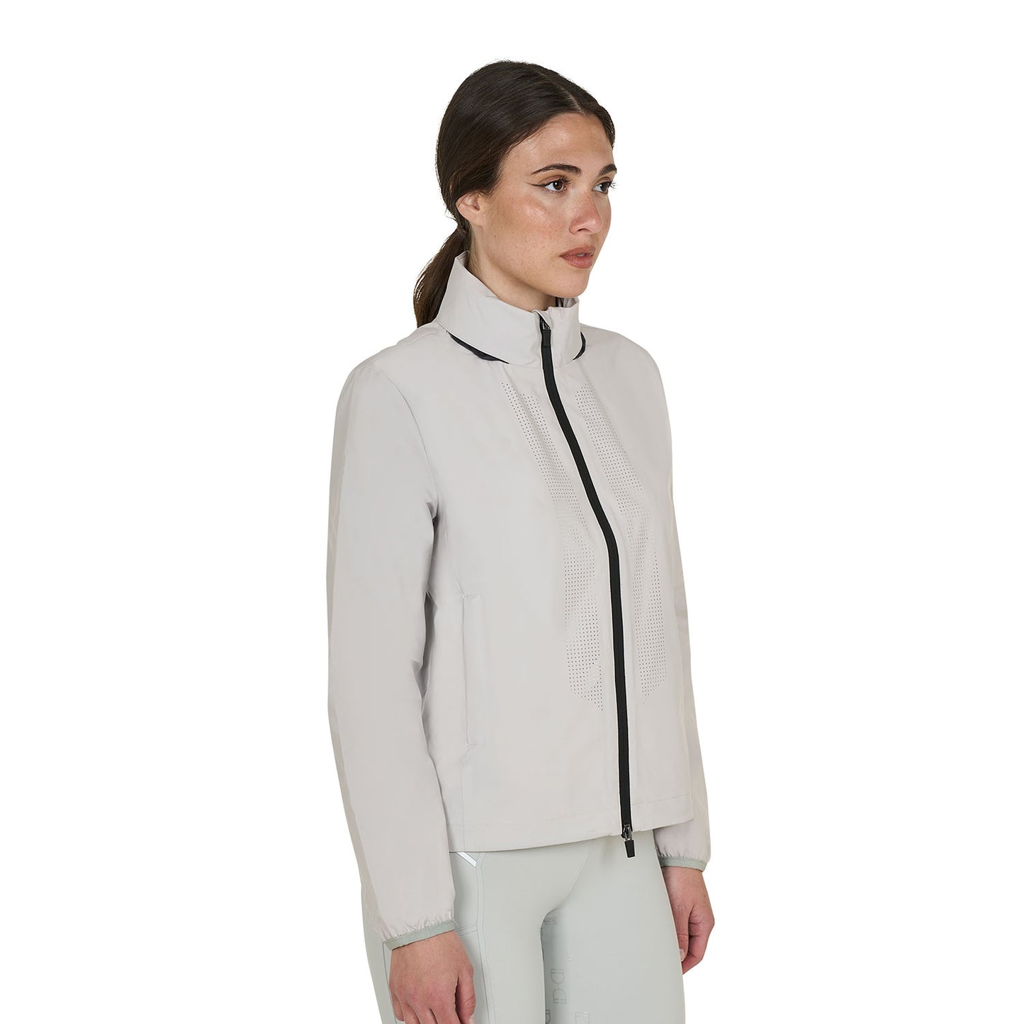 Softshell de mujer logo en la espalda Equestro - Harbor Mist