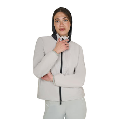 Softshell de mujer logo en la espalda Equestro - Harbor Mist