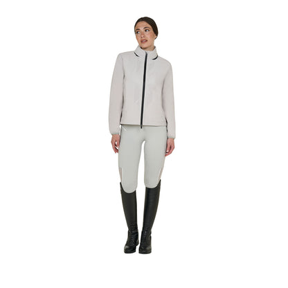 Softshell de mujer logo en la espalda Equestro - Harbor Mist