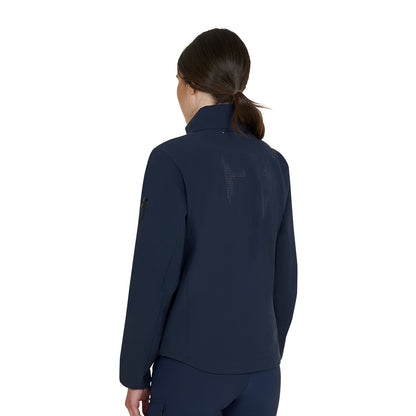 Softshell de mujer logo en la espalda Equestro - Navy Blazer