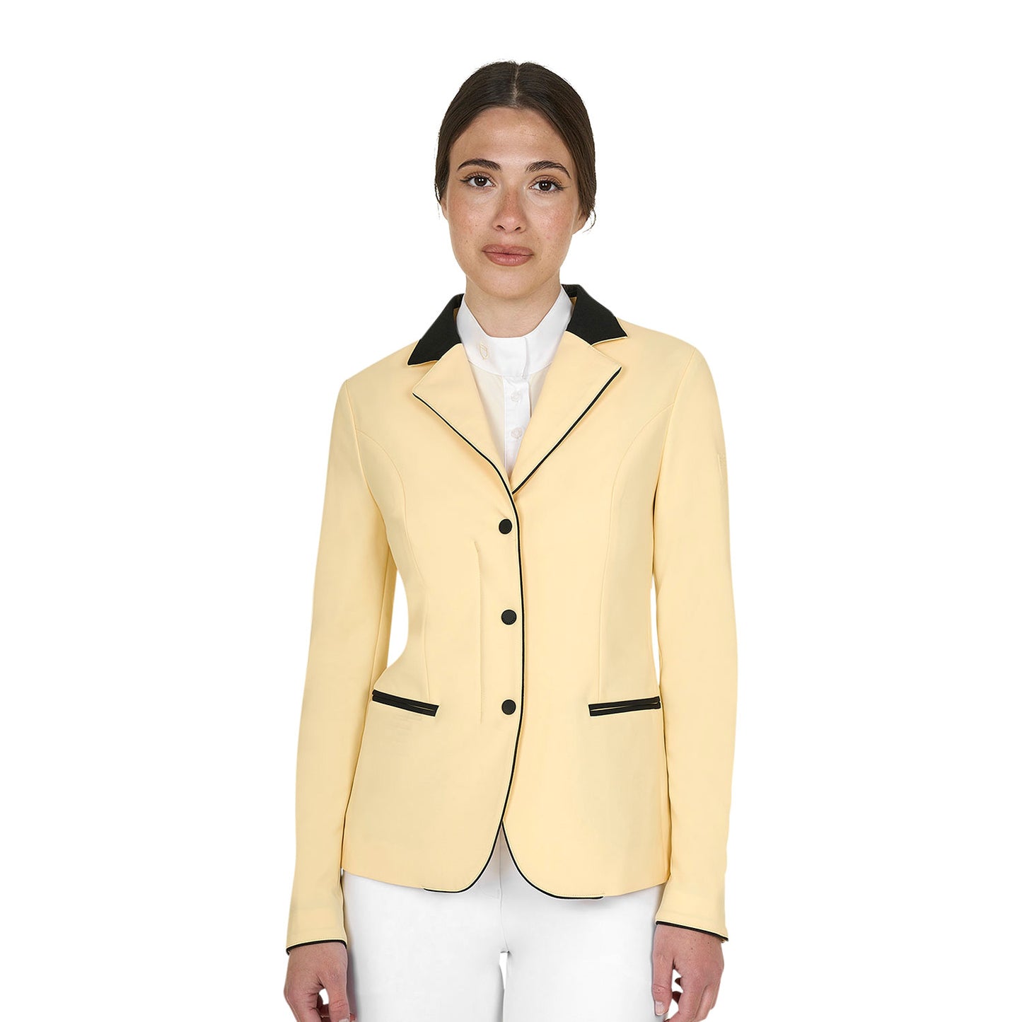 Chaqueta de mujer de concurso con cremallera y botones Equestro - Sunlight