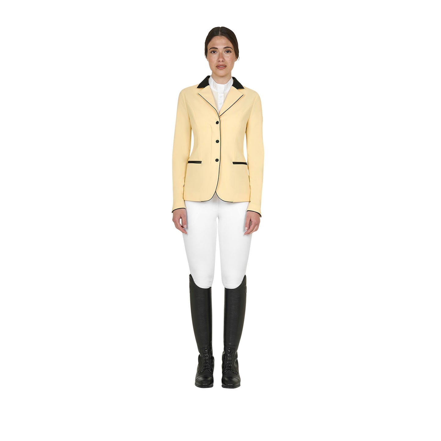 Chaqueta de mujer de concurso con cremallera y botones Equestro - Sunlight