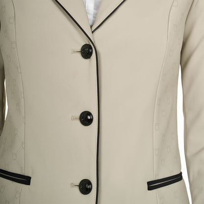 Chaqueta de mujer concurso Monogram tres botones Equestro - Oxford Tan