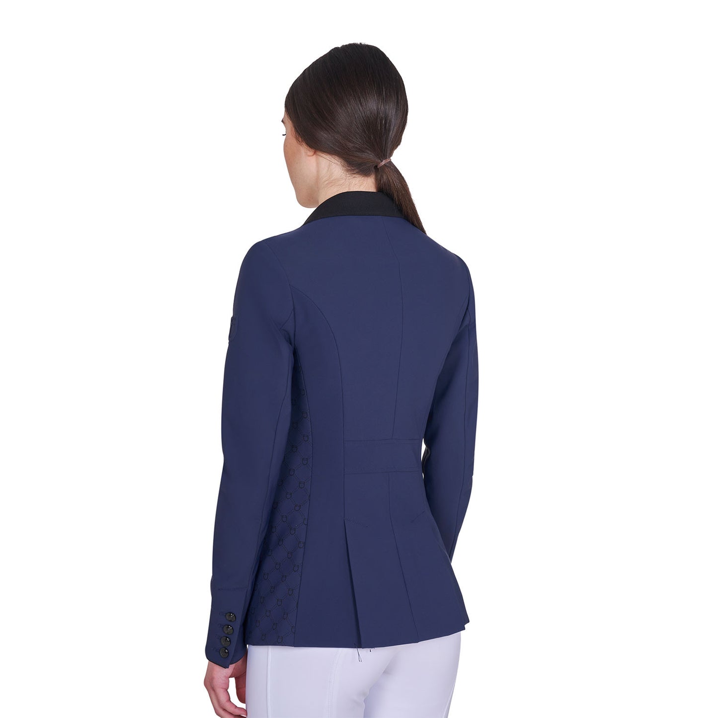 Chaqueta de mujer concurso Monogram tres botones Equestro - Navy Blazer