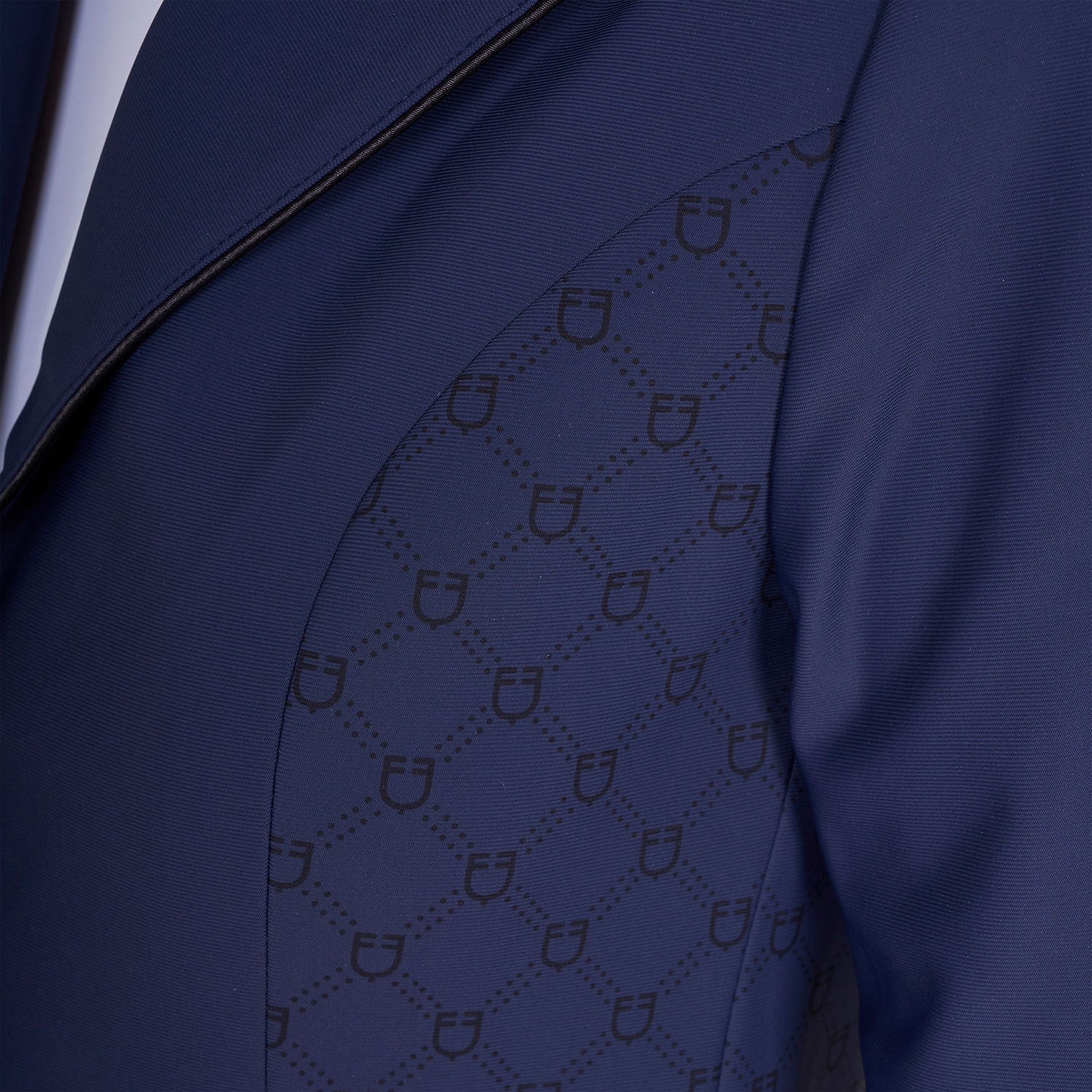 Chaqueta de mujer concurso Monogram tres botones Equestro - Navy Blazer