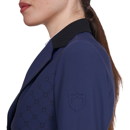 Chaqueta de mujer concurso Monogram tres botones Equestro - Navy Blazer