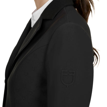 Chaqueta de mujer concurso Monogram tres botones Equestro - Negro