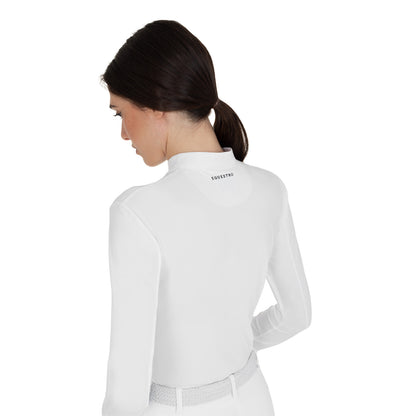 Polo de mujer concurso a camisa Equestro - Blanco