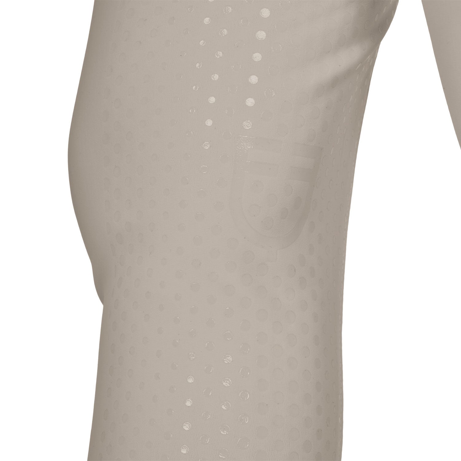 Pantalones de mujer full grip de cintura alta con logo en strass Equestro - Oxford Tan