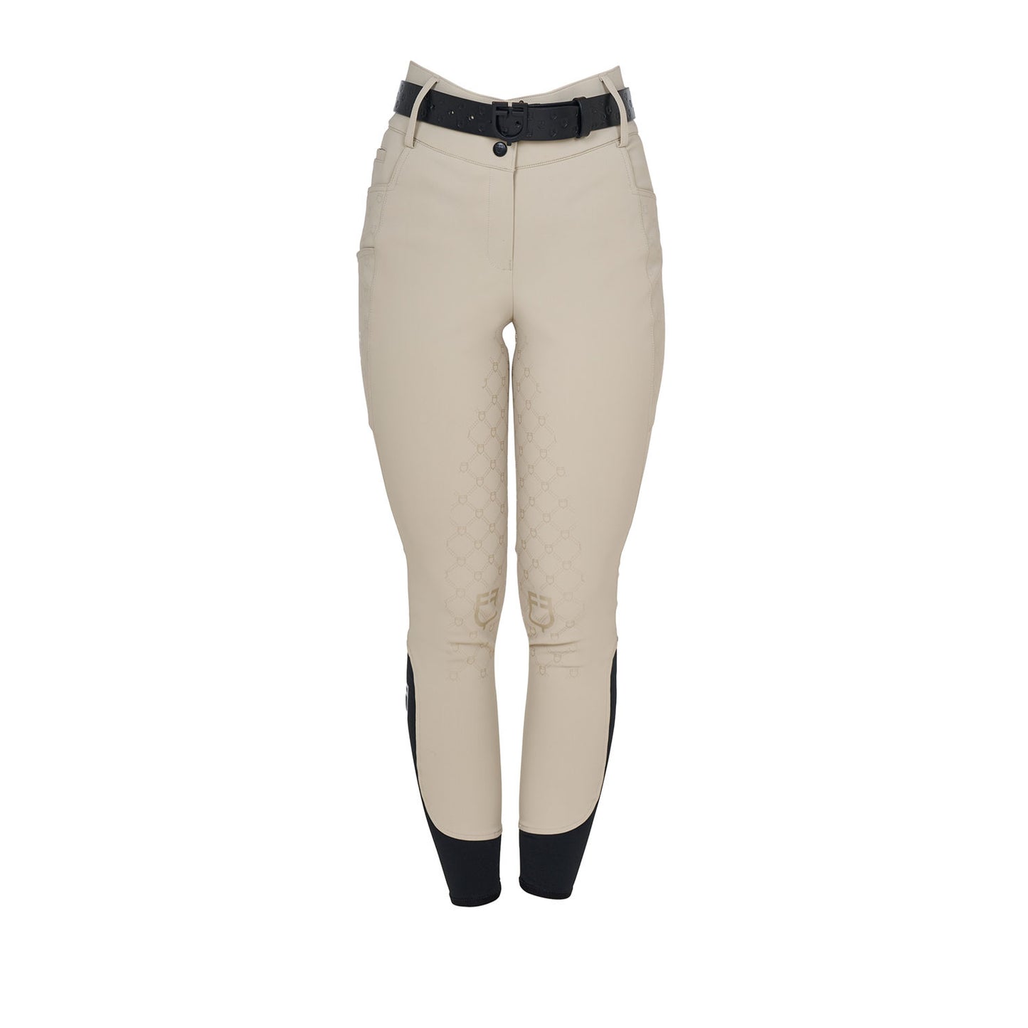 Pantalones de mujer de tiro alto monograma Equestro